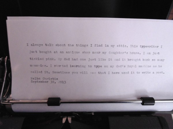 My first Royal post.